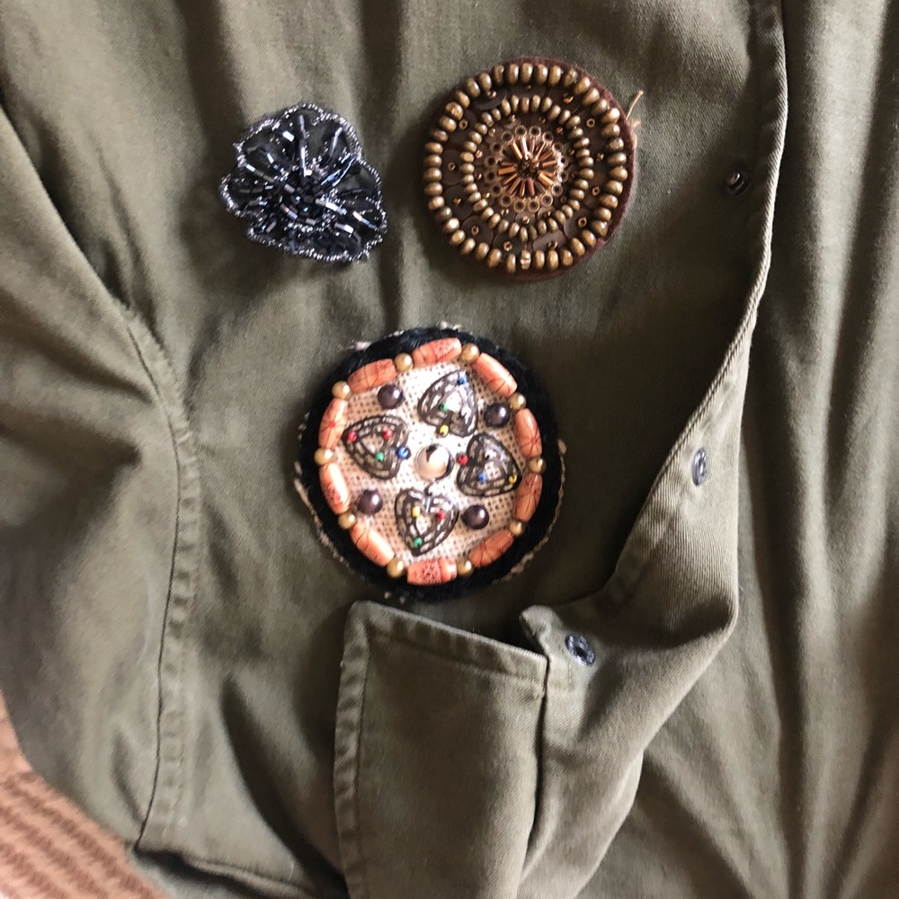 Embellished Utility Jacket - Picture 5 of 8